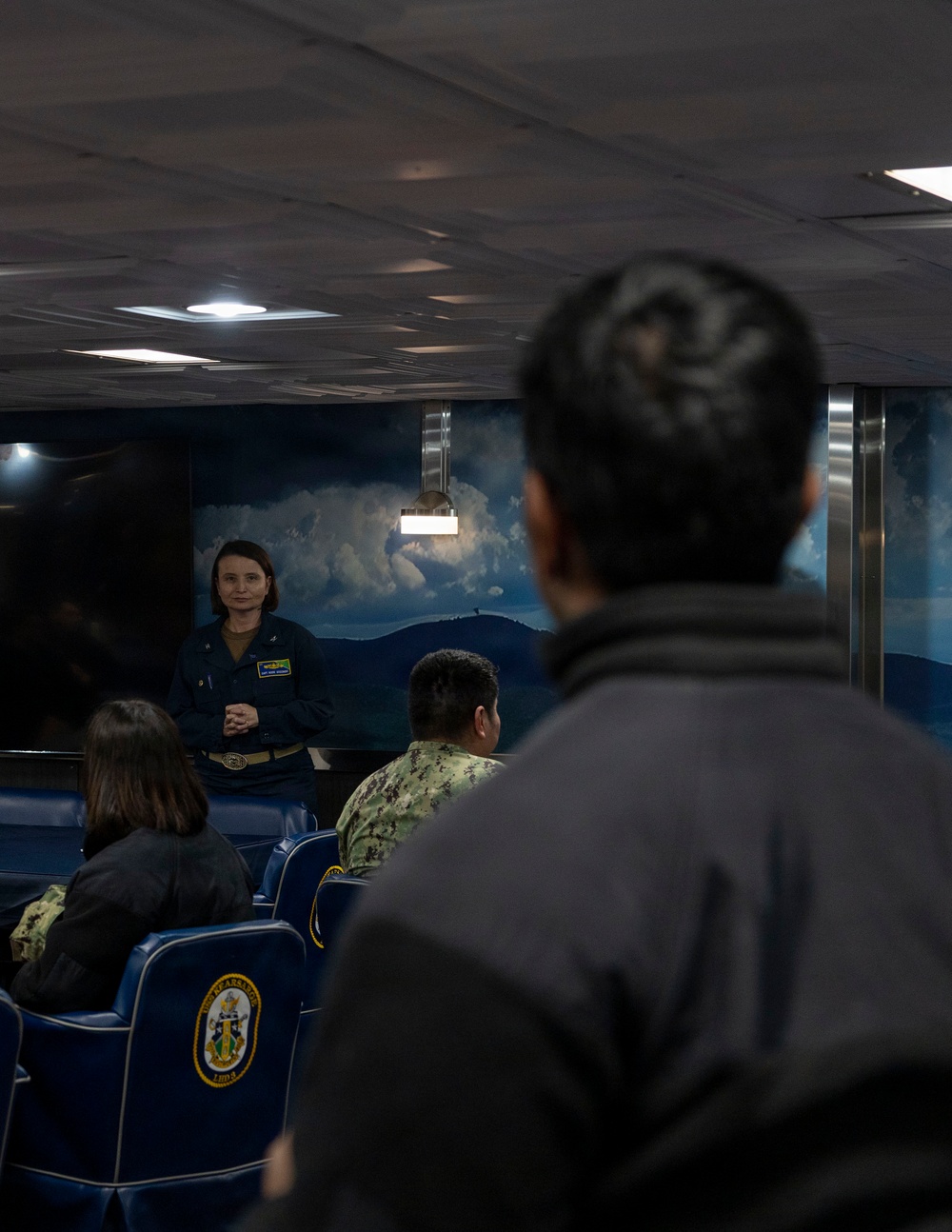 Kearsarge Hosts Tour For Midshipmen