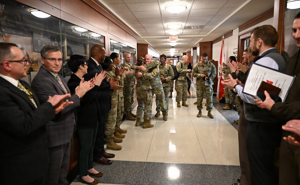 Vice Chief of Staff of the Army Gen. James J. Mingus Clap Out Ceremony