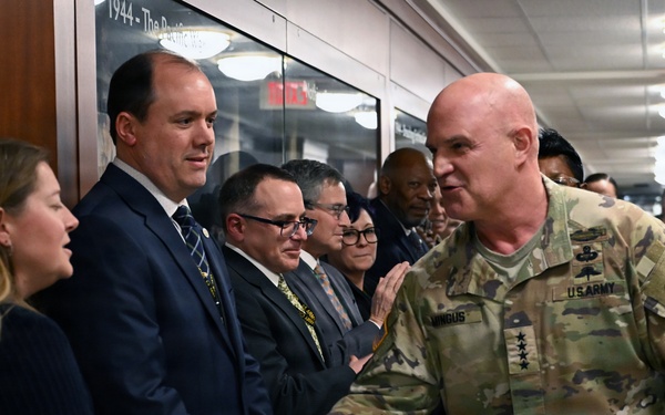 Vice Chief of Staff of the Army Gen. James J. Mingus Clap Out Ceremony