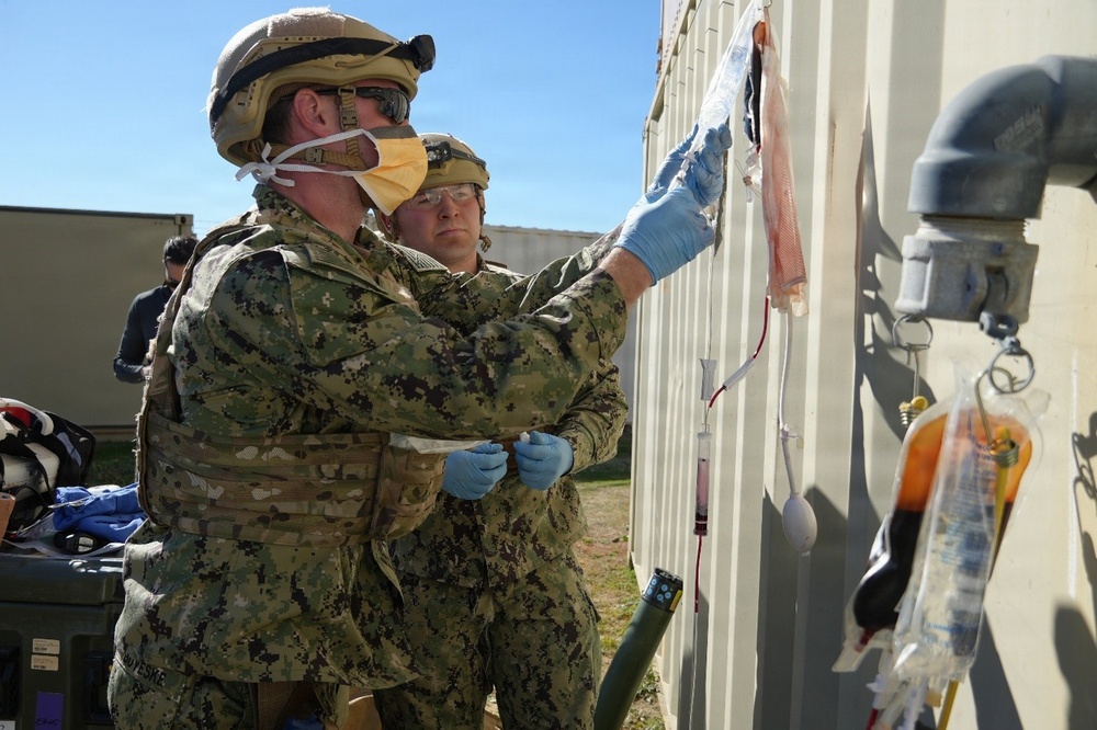 The Continuum of Care: Navy Expeditionary Surgical and En Route Training [Image 1 of 3]