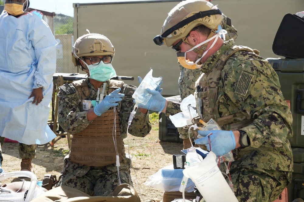 The Continuum of Care: Navy Expeditionary Surgical and En Route Training [Image 2 of 3]