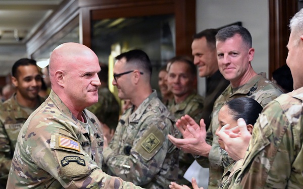 Vice Chief of Staff of the Army Gen. James J. Mingus Clap Out Ceremony