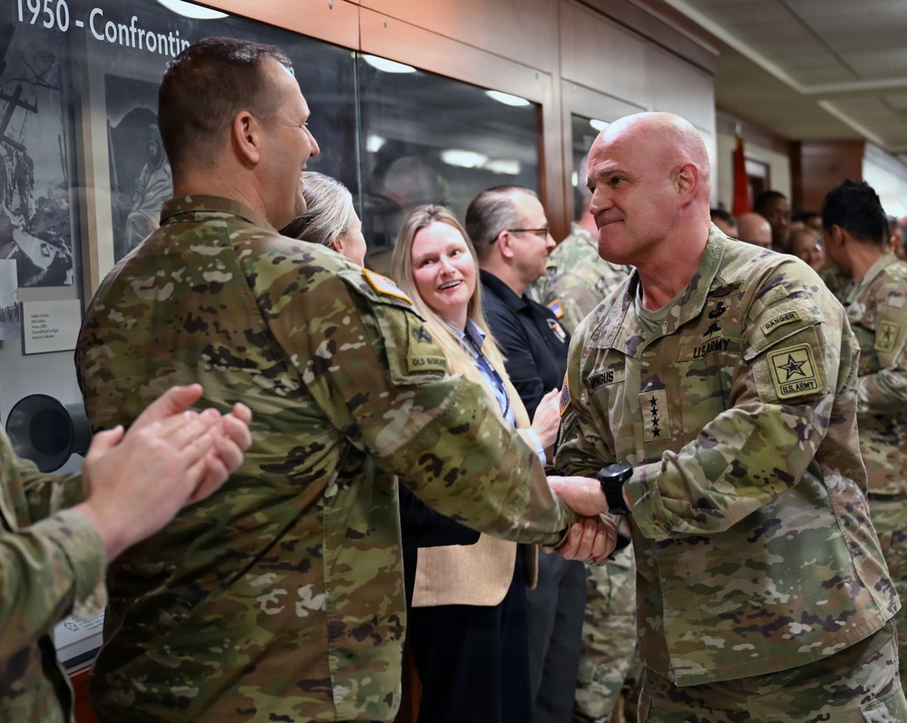 Vice Chief of Staff of the Army Gen. James J. Mingus Clap Out Ceremony