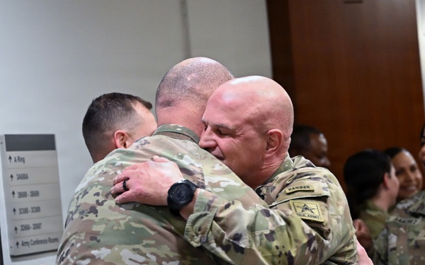 Vice Chief of Staff of the Army Gen. James J. Mingus Clap Out Ceremony