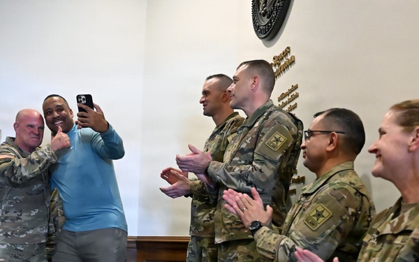 Vice Chief of Staff of the Army Gen. James J. Mingus Clap Out Ceremony