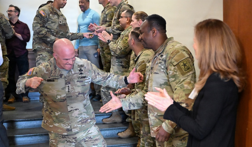 Vice Chief of Staff of the Army Gen. James J. Mingus Clap Out Ceremony