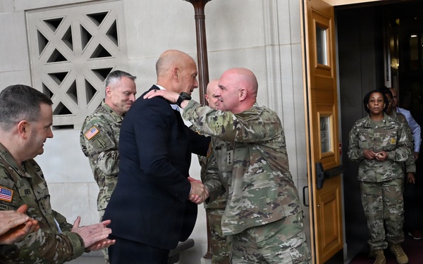 Vice Chief of Staff of the Army Gen. James J. Mingus Clap Out Ceremony