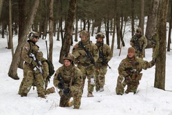 Winter field training tests infantry leaders