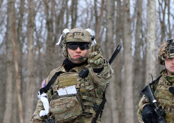 Winter field training tests infantry leaders