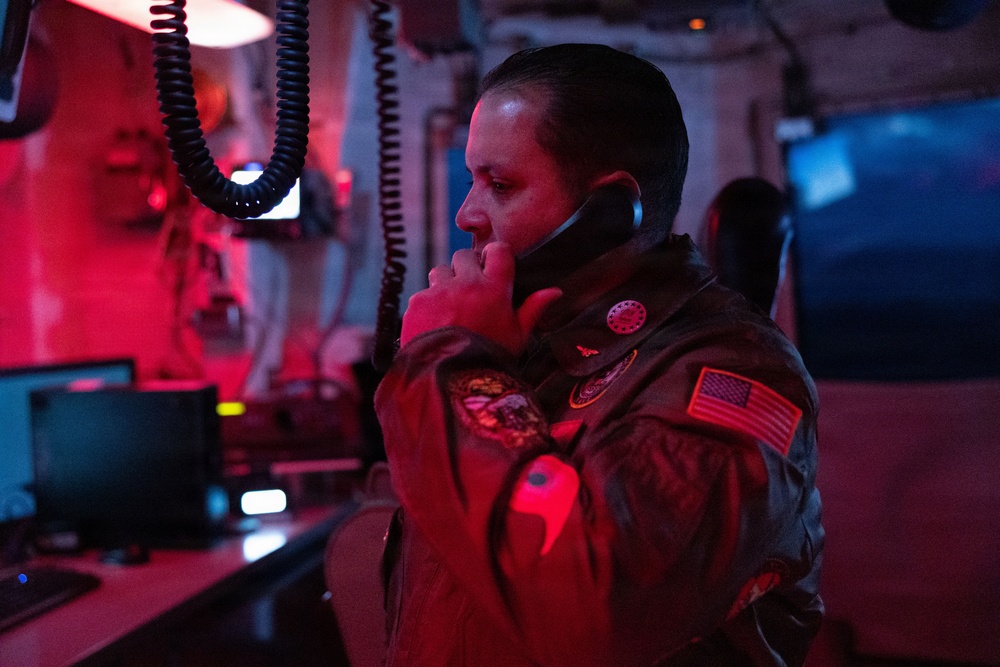 PCU John F. Kennedy Conducts Helicopter Operation