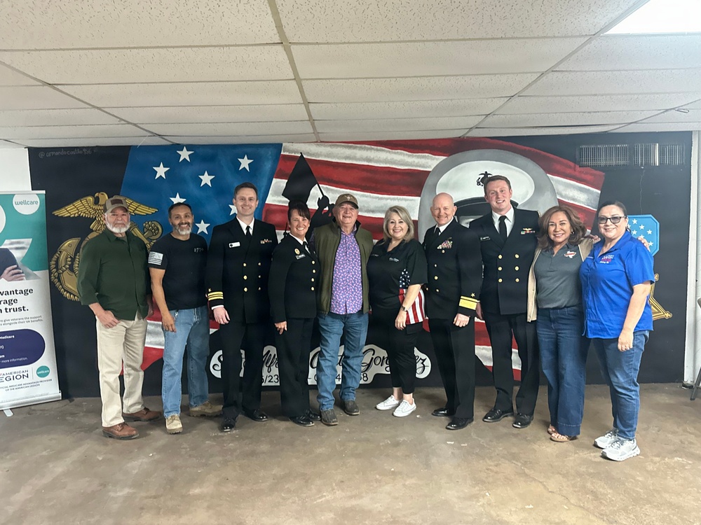 Rear Adm. David J. Faehnle Visits Navy Week Texas