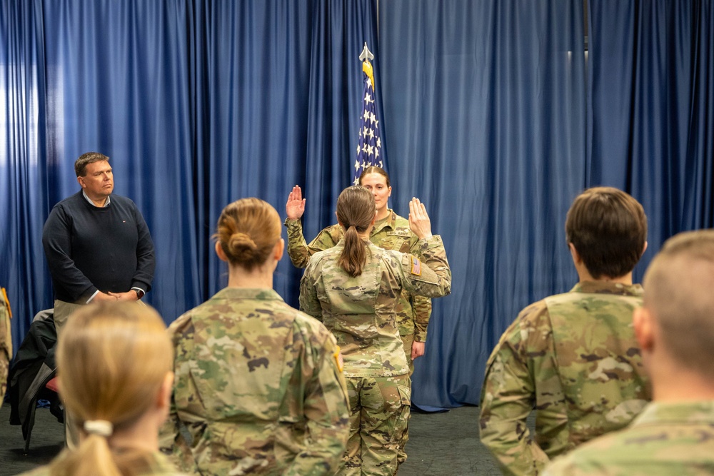 SSG Wobber Promotion Ceremony