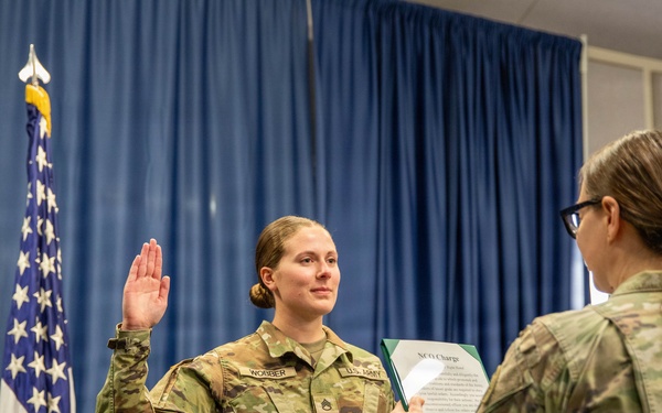 SSG Wobber Promotion Ceremony