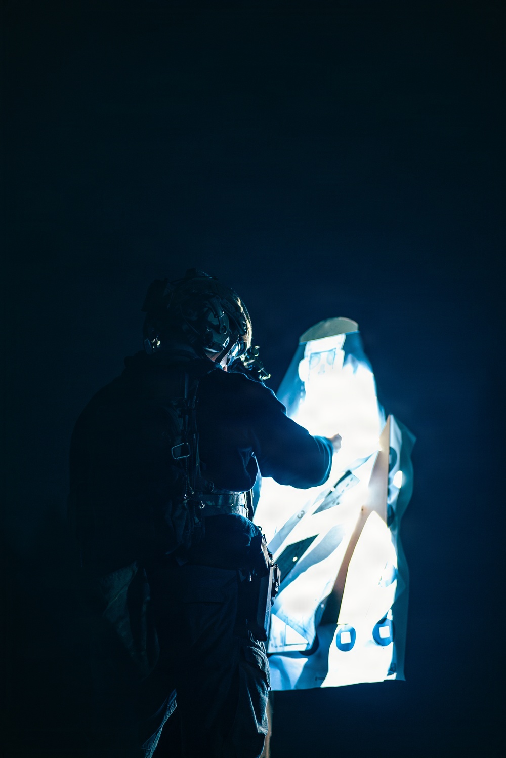 1SFG(A) Green Berets conduct night combat marksmanship training