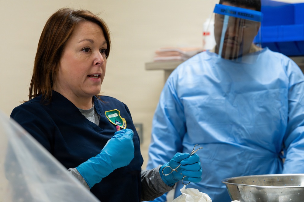 Army Reserve Soldiers Participate in Unlicensed Support Technician Training at Dover AFB