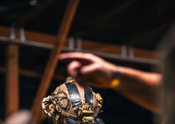 1SFG(A) Green Berets conduct night combat marksmanship training