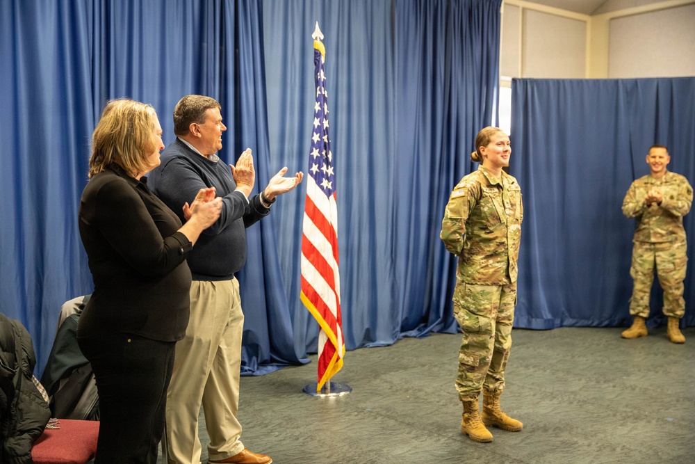 SSG Wobber Promotion Ceremony