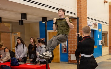 Boston Marines Visit Ashland High School