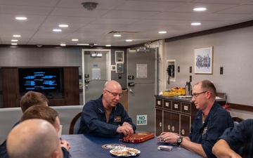 Director, Naval Nuclear Propulsion Program Host Cribbage Tournament For PCU John F. Kennedy