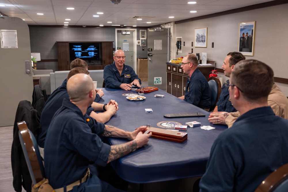 Director, Naval Nuclear Propulsion Program Host Cribbage Tournament For PCU John F. Kennedy