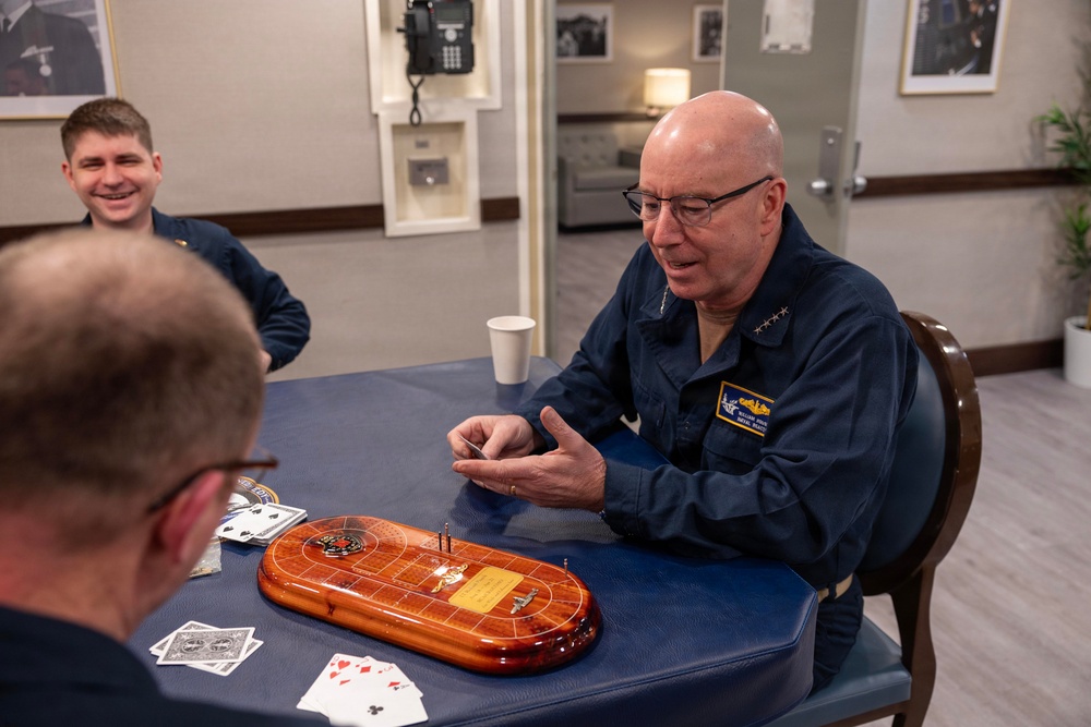 Director, Naval Nuclear Propulsion Program Host Cribbage Tournament For PCU John F. Kennedy