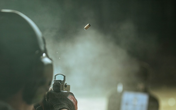 1SFG(A) Green Berets conduct combat marksmanship training