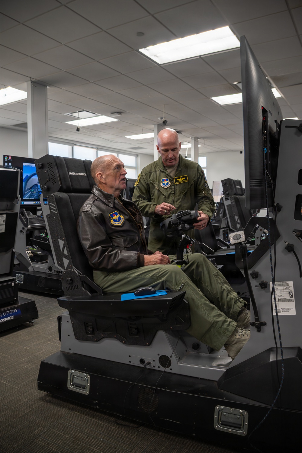 Lt. Gen. (Ret.) Ralph Jodice Visits Sheppard AFB, TX