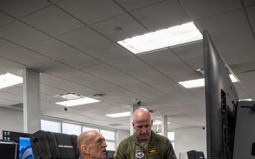 Lt. Gen. (Ret.) Ralph Jodice Visits Sheppard AFB, TX