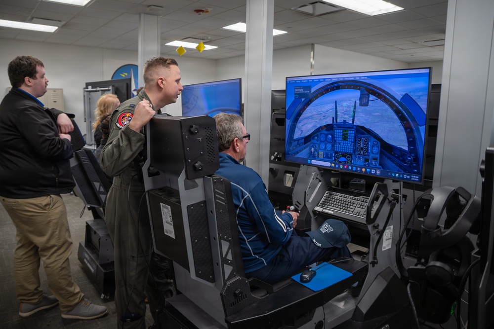 Lt. Gen. (Ret.) Ralph Jodice Visits Sheppard AFB, TX