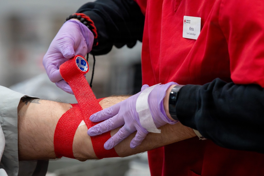 Joint Base Charleston Hosts Blood Drive with American Red Cross