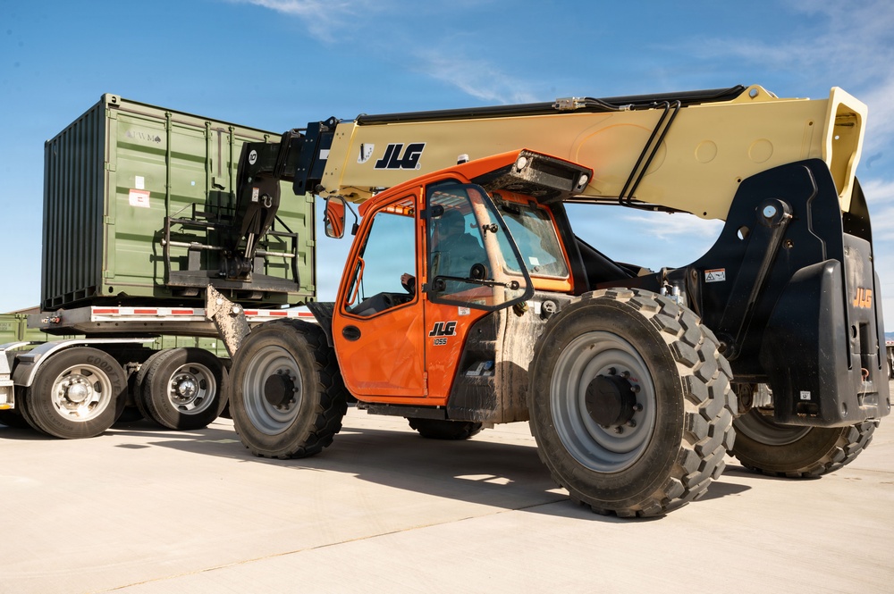 Holloman and PACAF coordinate mass overseas shipment