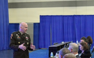 Deputy Chief of Staff, G-6, Lt. Gen. John Morrison Jr., speaks at TechNet Cyber
