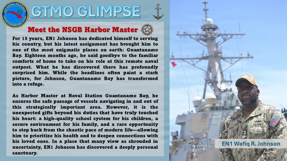 GTMO GLIMPSE - EN1 Wafiq Johnson