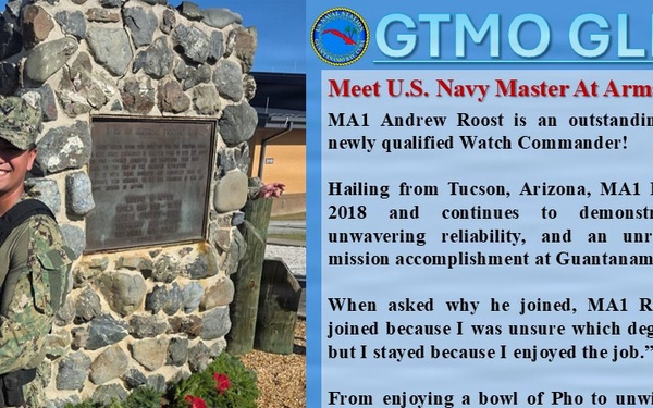 Meet U.S. Navy Master At Arms MA1 Andrew Roost