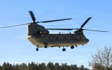 2nd Battalion, 147th Aviation Regiment helicopters, crews support sling-load training event with artillery unit at Fort McCoy
