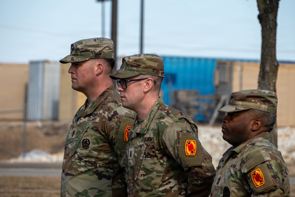 1-44 ADA conduct Change of Responsibility Ceremony for Bravo Company