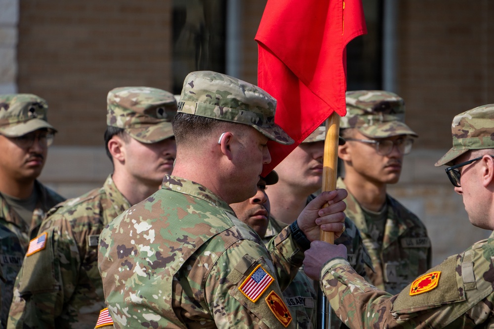 1-44 ADA conduct Change of Responsibility Ceremony for Bravo Company