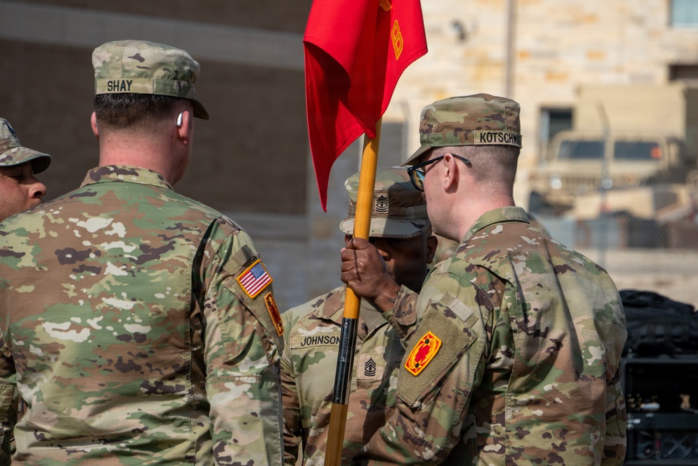 1-44 ADA conduct Change of Responsibility Ceremony for Bravo Company