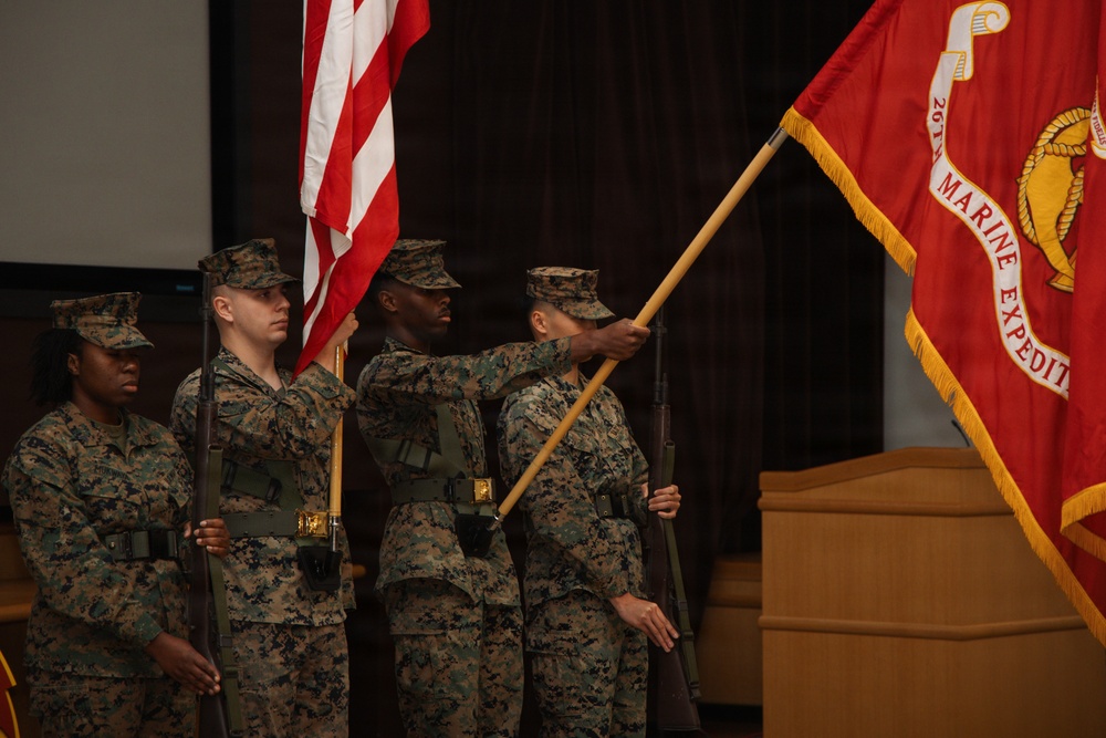 26th MEU bids farewell to Reid, welcomes Stansberry