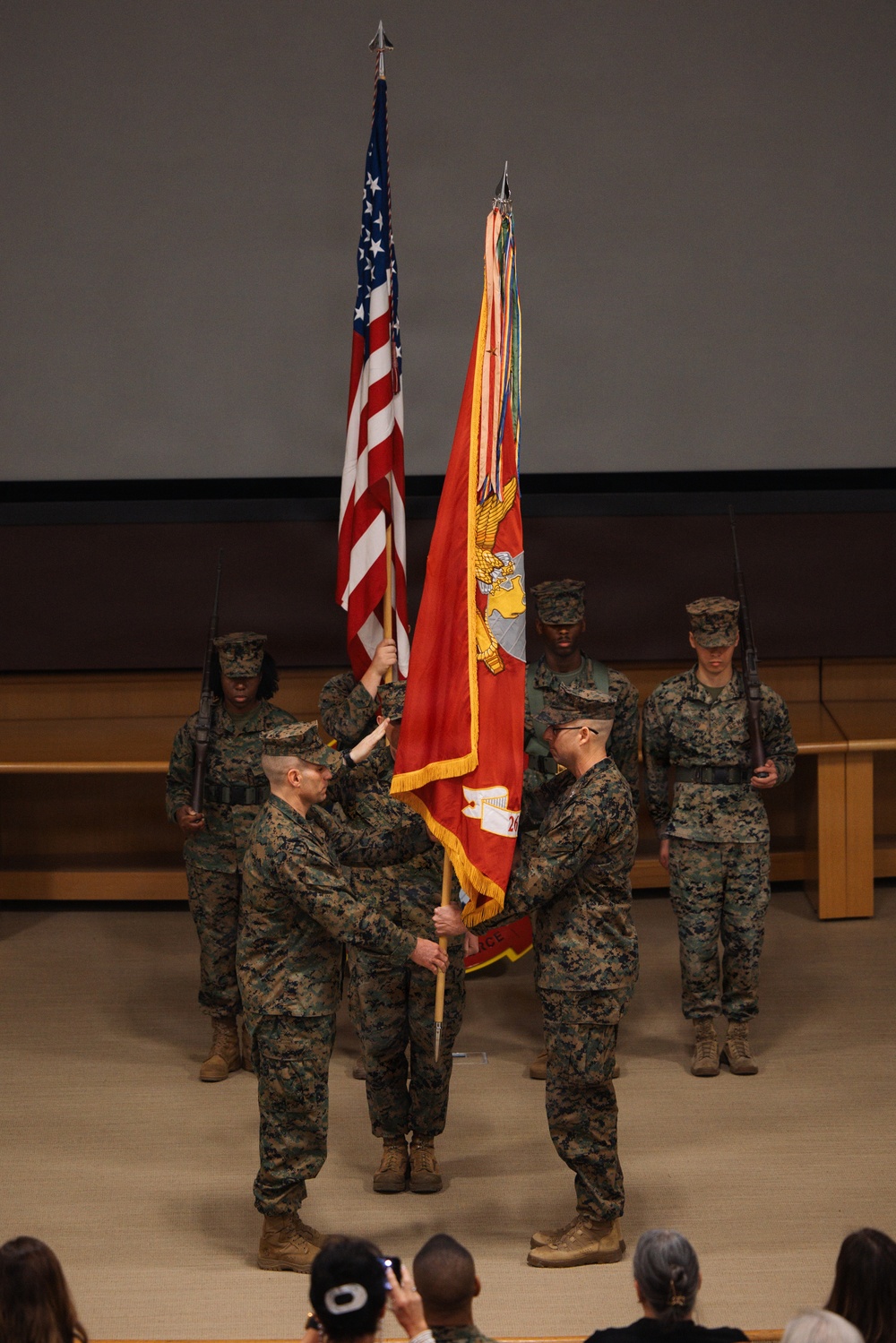 26th MEU bids farewell to Reid, welcomes Stansberry