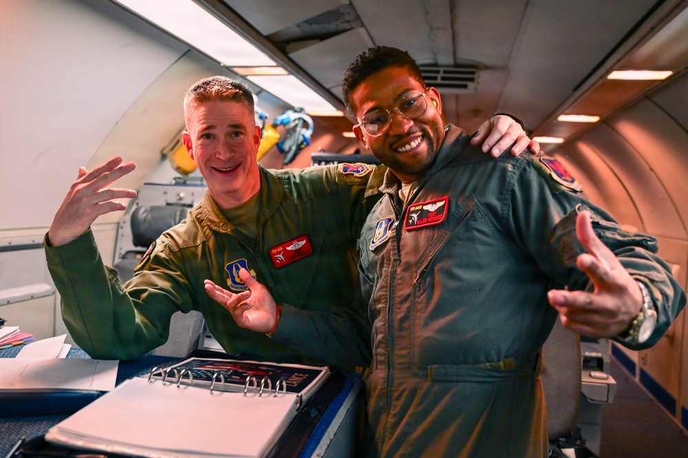 970th Airborne Air Control Squadron Conducts E-3 Surveillance Training