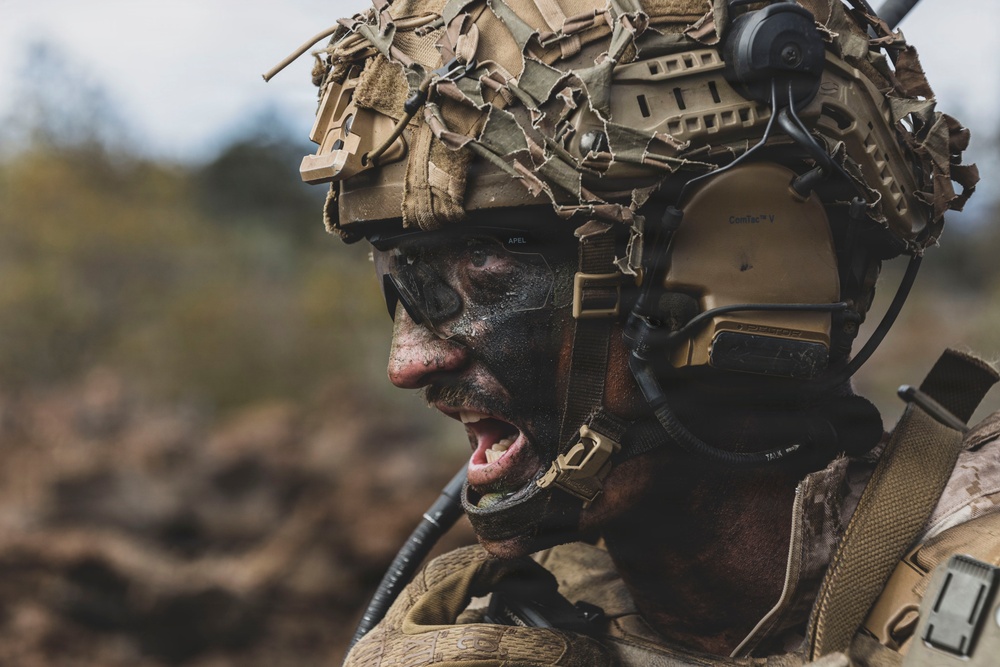 3rd LCT executes support by fire during company attacks at PTA