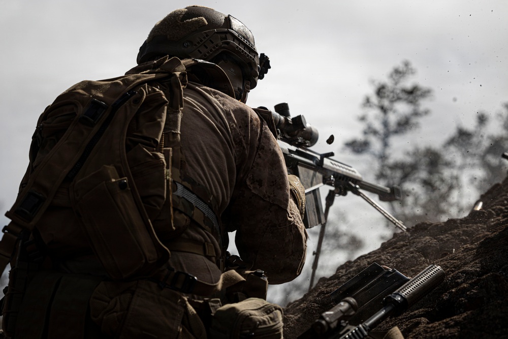 3rd LCT executes support by fire during company attacks at PTA