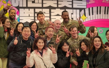 Eighth Army Rock Band Performs at Eden Cherry Blossom Festival