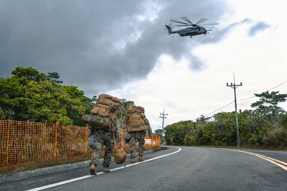 U.S. Marines load MMSP on CH-53E Super Stallions for MCCRE