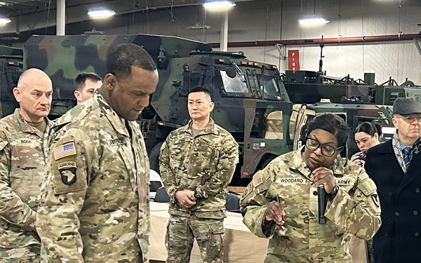 LTG Gavin Lawrence conducted a visit to key logistical sites in the Indo-Pacific