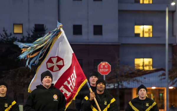 Eighth Army HHBN Battalion Run