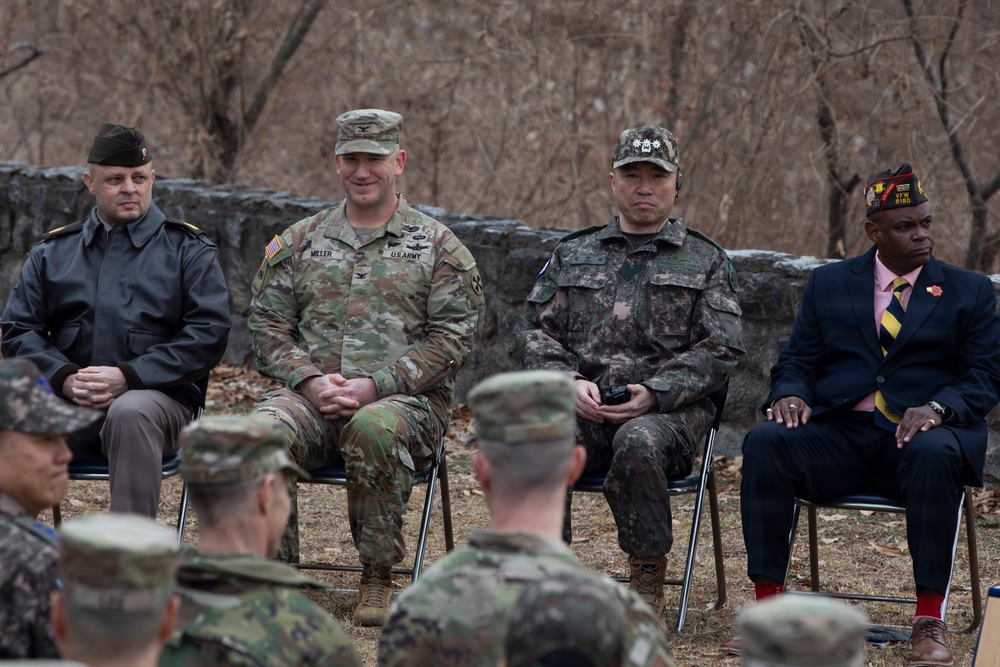 Allies come together for the 75th Annual Battle of Bayonet Hill Memorial at Osan Air Base