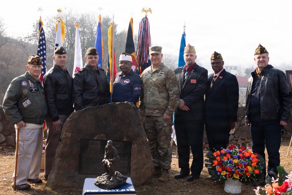 Allies come together for the 75th Battle of Bayonet Hill Memorial at Osan Air Base