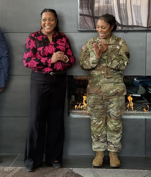 SFC Talia Ames Promotion Ceremony